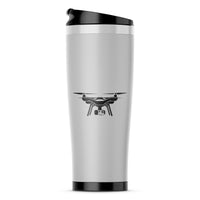 Thumbnail for Drone Silhouette Designed Stainless Steel Travel Mugs