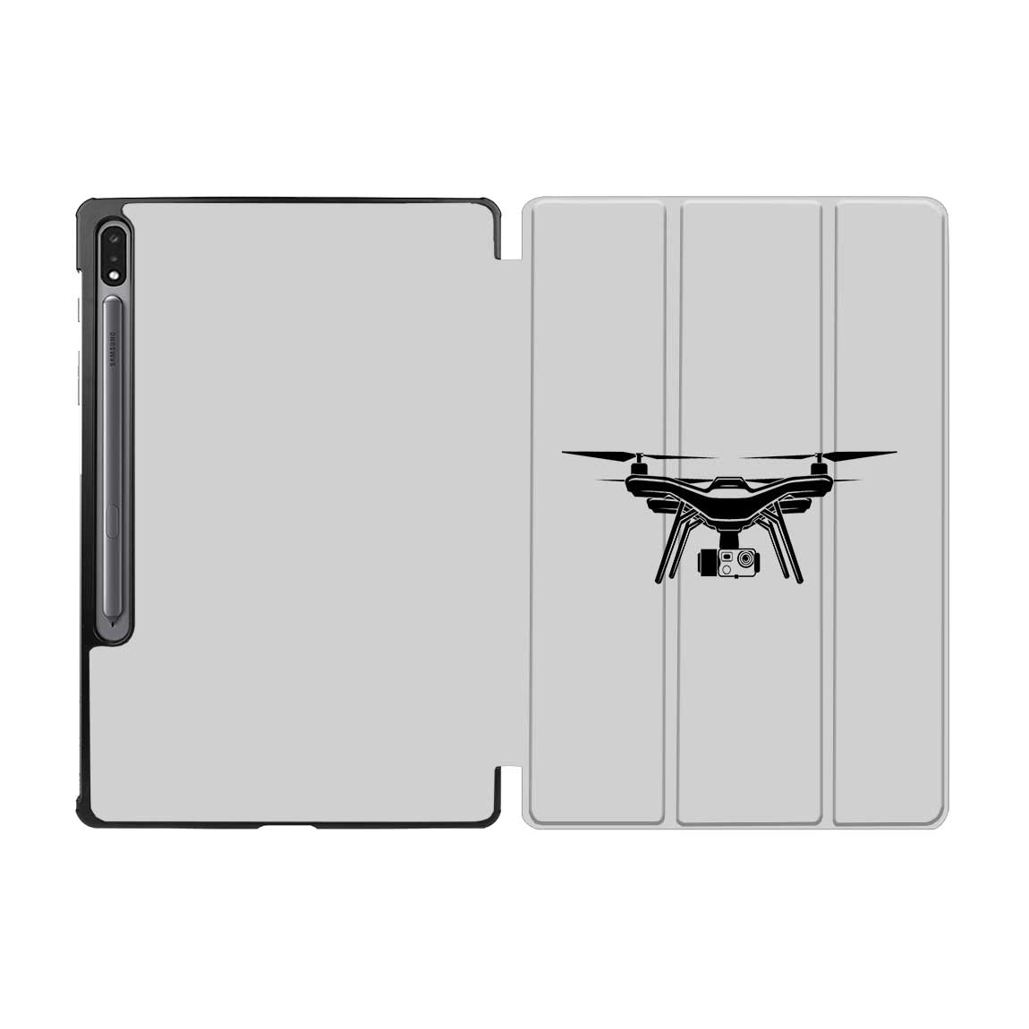 Drone Silhouette Designed Samsung Tablet Cases