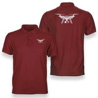 Thumbnail for Drone Silhouette Designed Double Side Polo T-Shirts