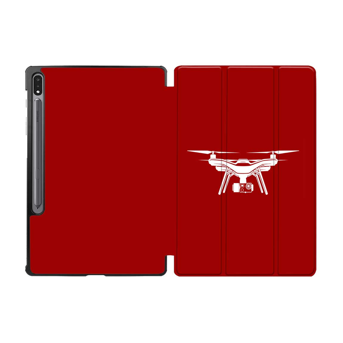 Drone Silhouette Designed Samsung Tablet Cases
