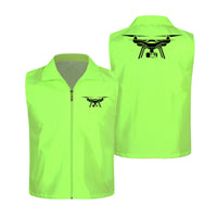 Thumbnail for Drone Silhouette Designed Thin Style Vests