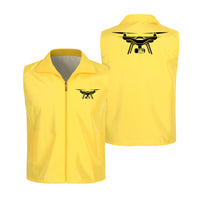 Thumbnail for Drone Silhouette Designed Thin Style Vests