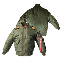 Thumbnail for Pilot Epaulettes (4,3,2 Lines) Designed Children Bomber Jackets