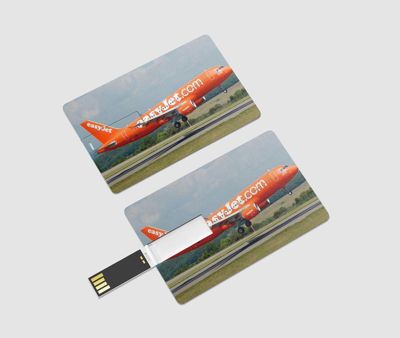 EasyJet's 200th Aircraft Designed USB Cards