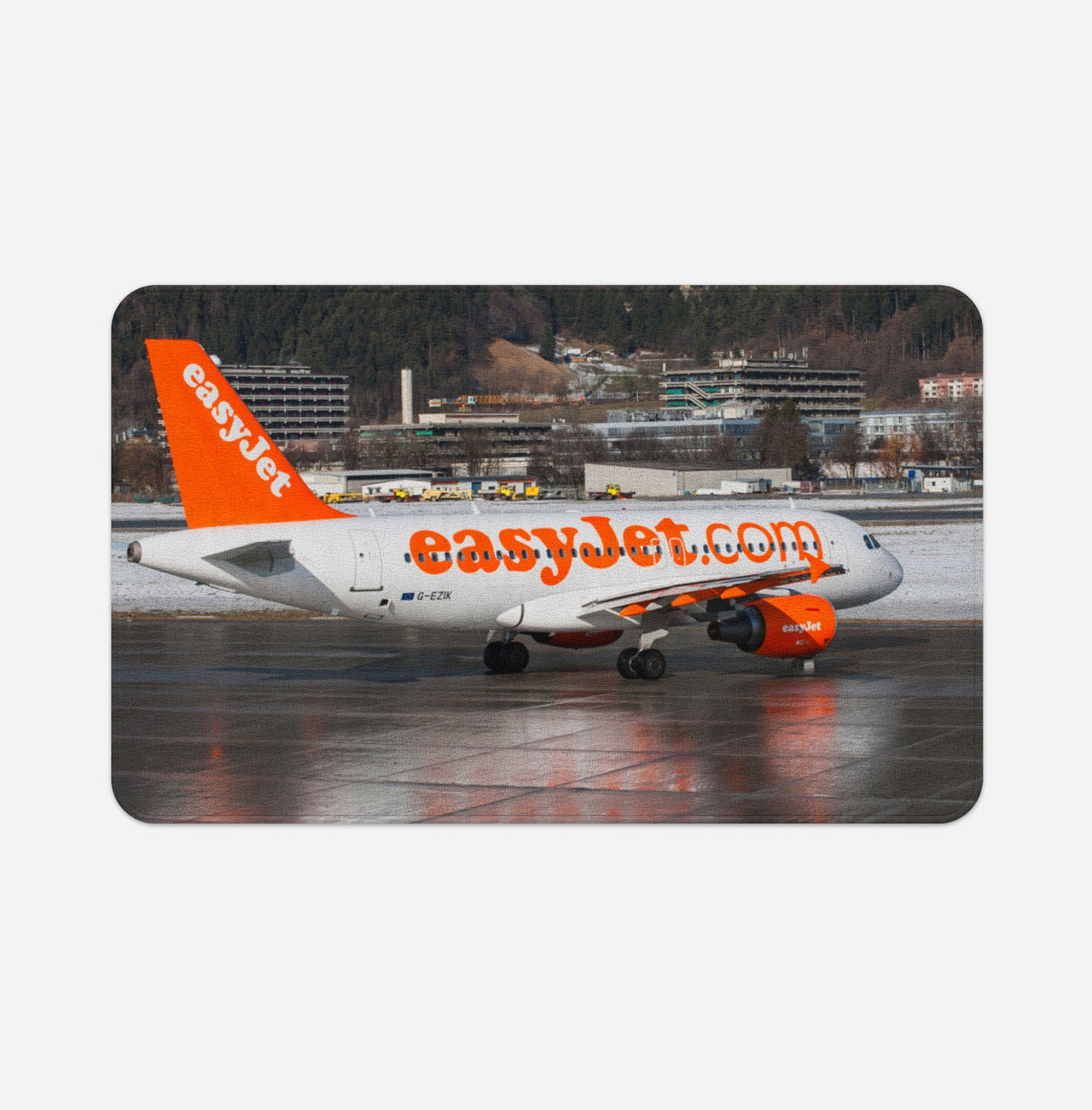 Easyjet's A320 Printed Door & Bath Mats Pilot Eyes Store Floor Mat 50x80cm 