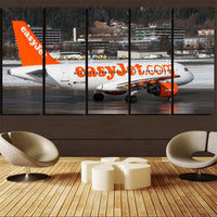 Thumbnail for Easyjet's A320 Printed Canvas Prints (5 Pieces) Aviation Shop 