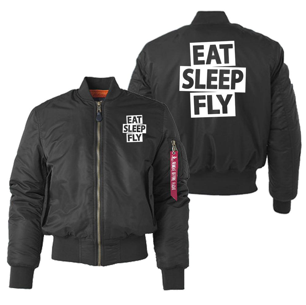Eat Sleep Fly Designed "Women" Bomber Jackets