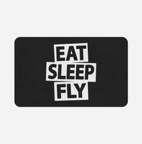 Thumbnail for Eat Sleep Fly Designed Bath Mats
