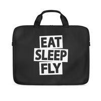 Thumbnail for Eat Sleep Fly Designed Laptop & Tablet Bags