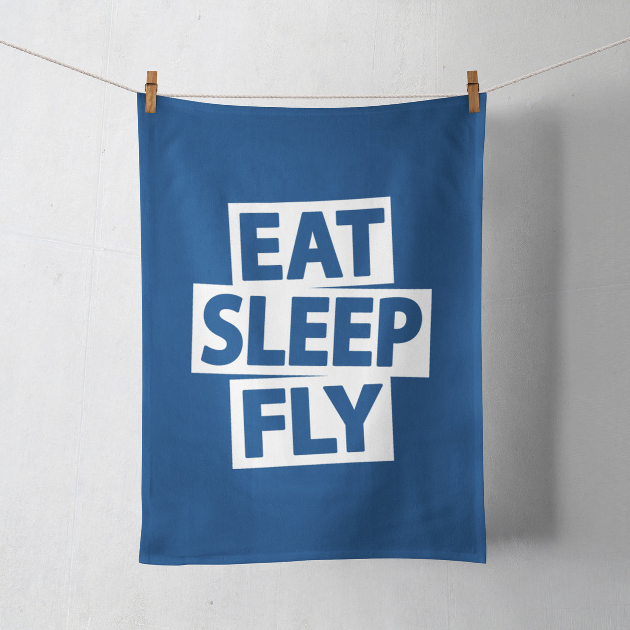 Eat Sleep Fly Designed Towels