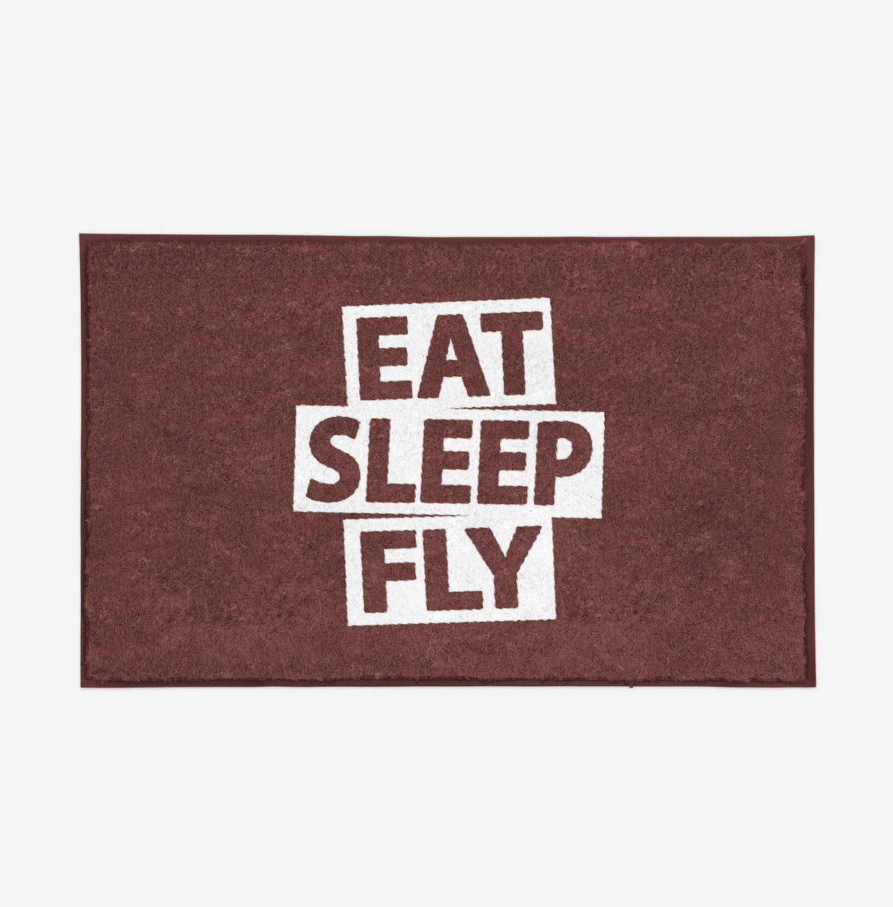 Eat Sleep Fly Designed Door Mats