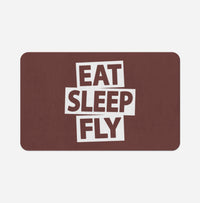 Thumbnail for Eat Sleep Fly Designed Bath Mats