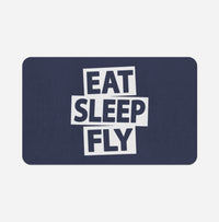 Thumbnail for Eat Sleep Fly Designed Bath Mats