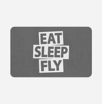 Thumbnail for Eat Sleep Fly Designed Bath Mats