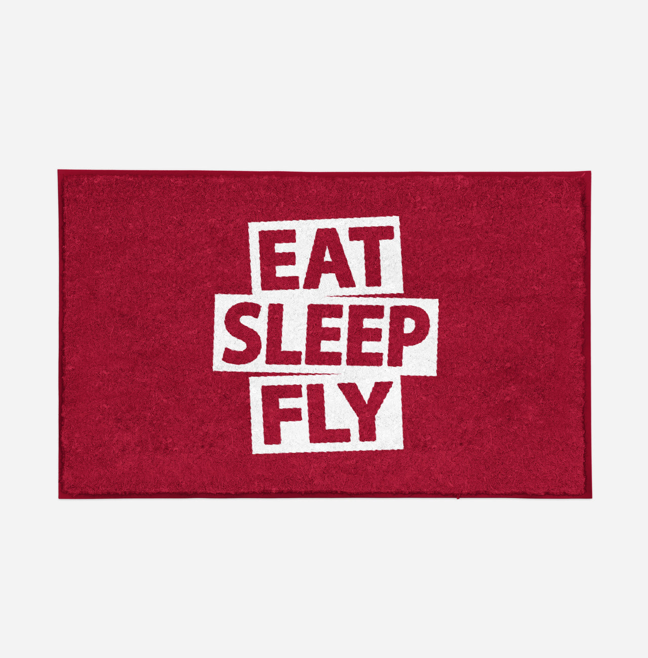 Eat Sleep Fly Designed Door Mats