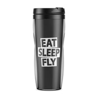 Thumbnail for Eat Sleep Fly Designed Travel Mugs