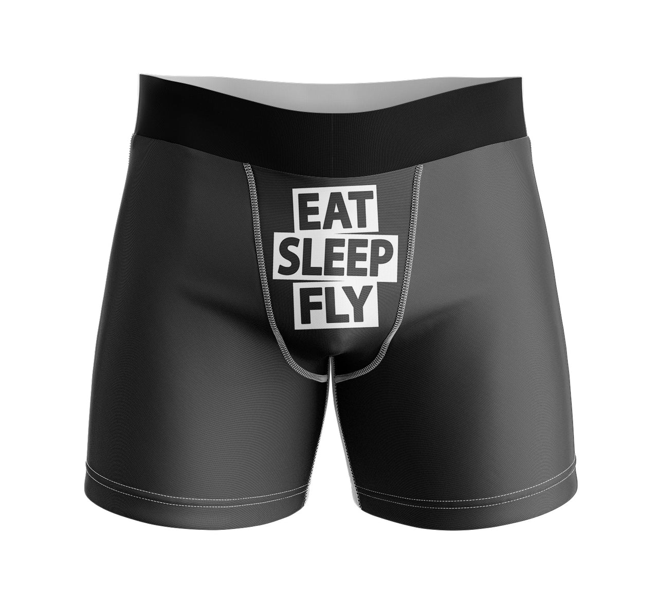 Eat Sleep Fly Designed Men Boxers