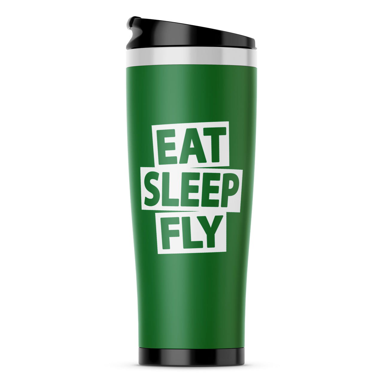 Eat Sleep Fly Designed Travel Mugs