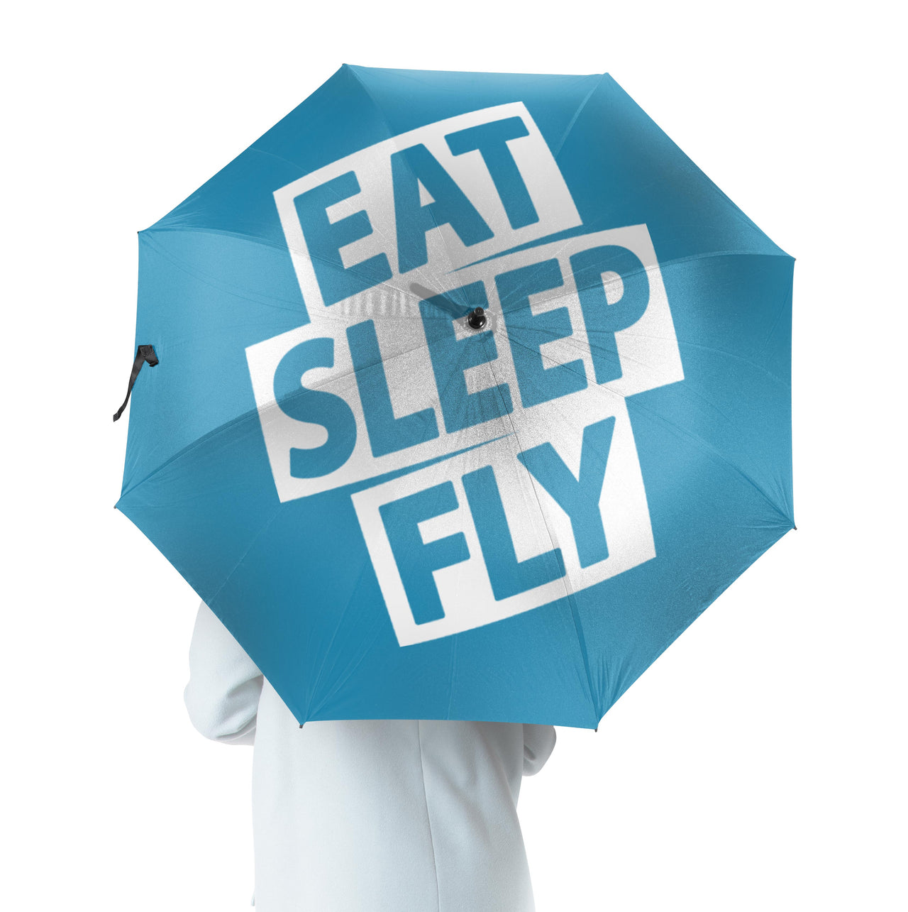 Eat Sleep Fly Designed Umbrella