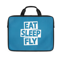 Thumbnail for Eat Sleep Fly Designed Laptop & Tablet Bags