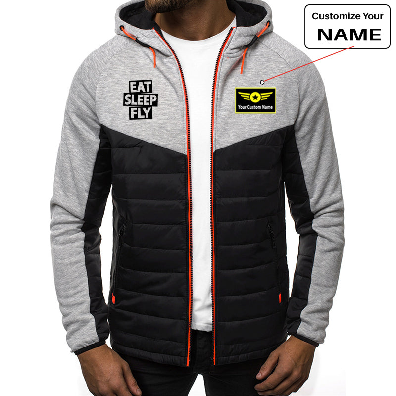 Eat Sleep Fly Designed Sportive Jackets