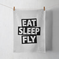 Thumbnail for Eat Sleep Fly Designed Towels