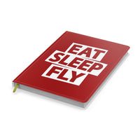 Thumbnail for Eat Sleep Fly Designed Notebooks
