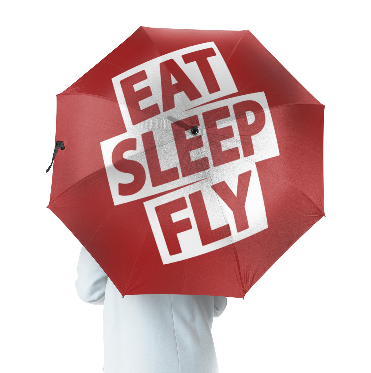 Eat Sleep Fly Designed Umbrella