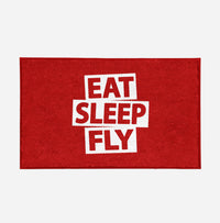 Thumbnail for Eat Sleep Fly Designed Door Mats