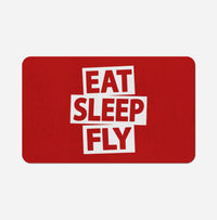 Thumbnail for Eat Sleep Fly Designed Bath Mats