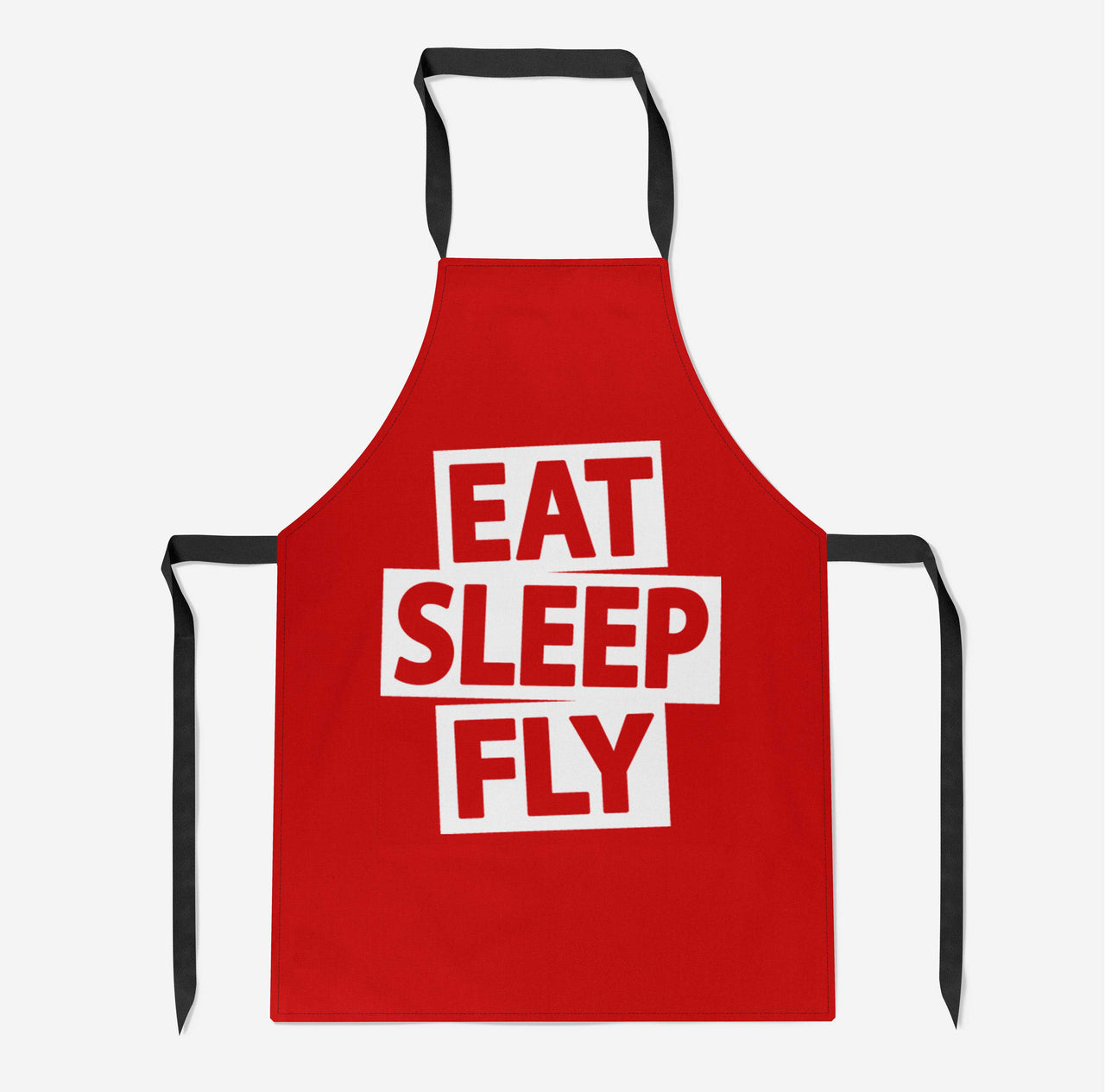 Eat Sleep Fly Designed Kitchen Aprons