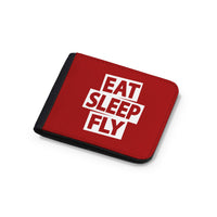 Thumbnail for Eat Sleep Fly Designed Wallets