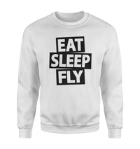 Thumbnail for Eat Sleep Fly Designed Sweatshirts