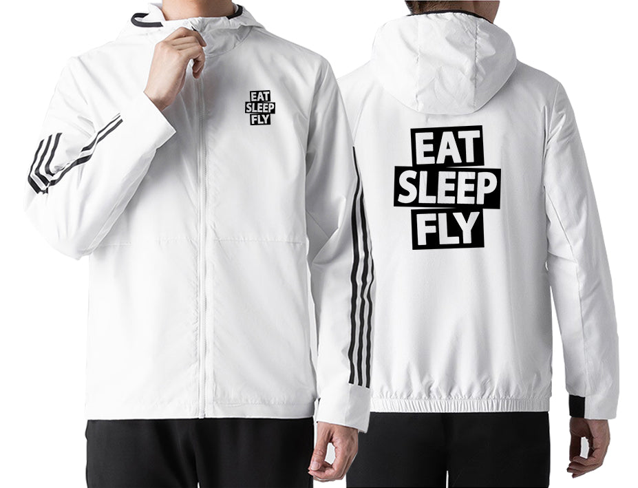 Eat Sleep Fly Designed Sport Style Jackets