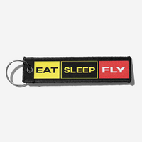 Thumbnail for Eat Sleep Fly (Colourful) Designed Key Chains