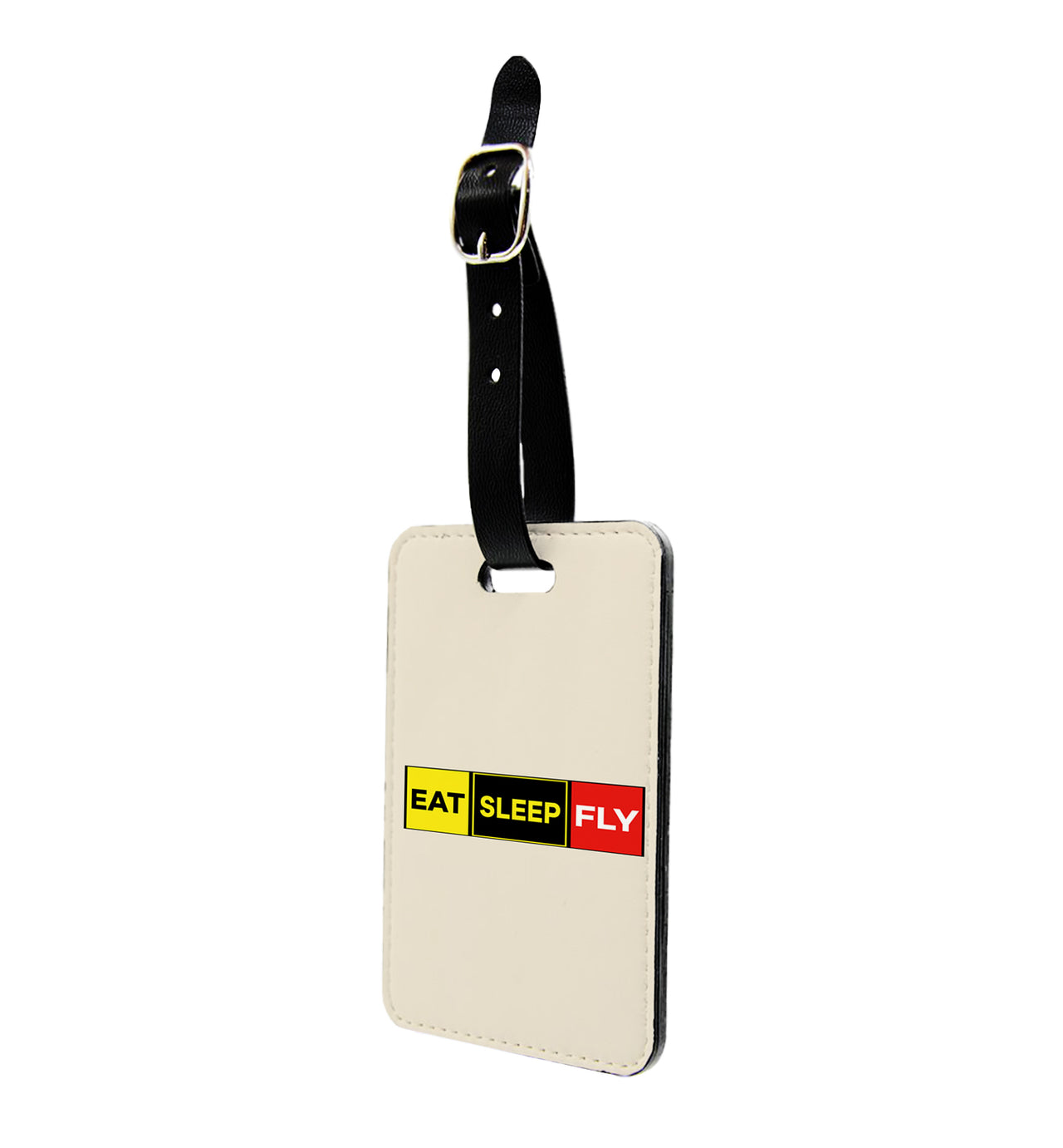 Eat Sleep Fly (Colourful) Designed Luggage Tag