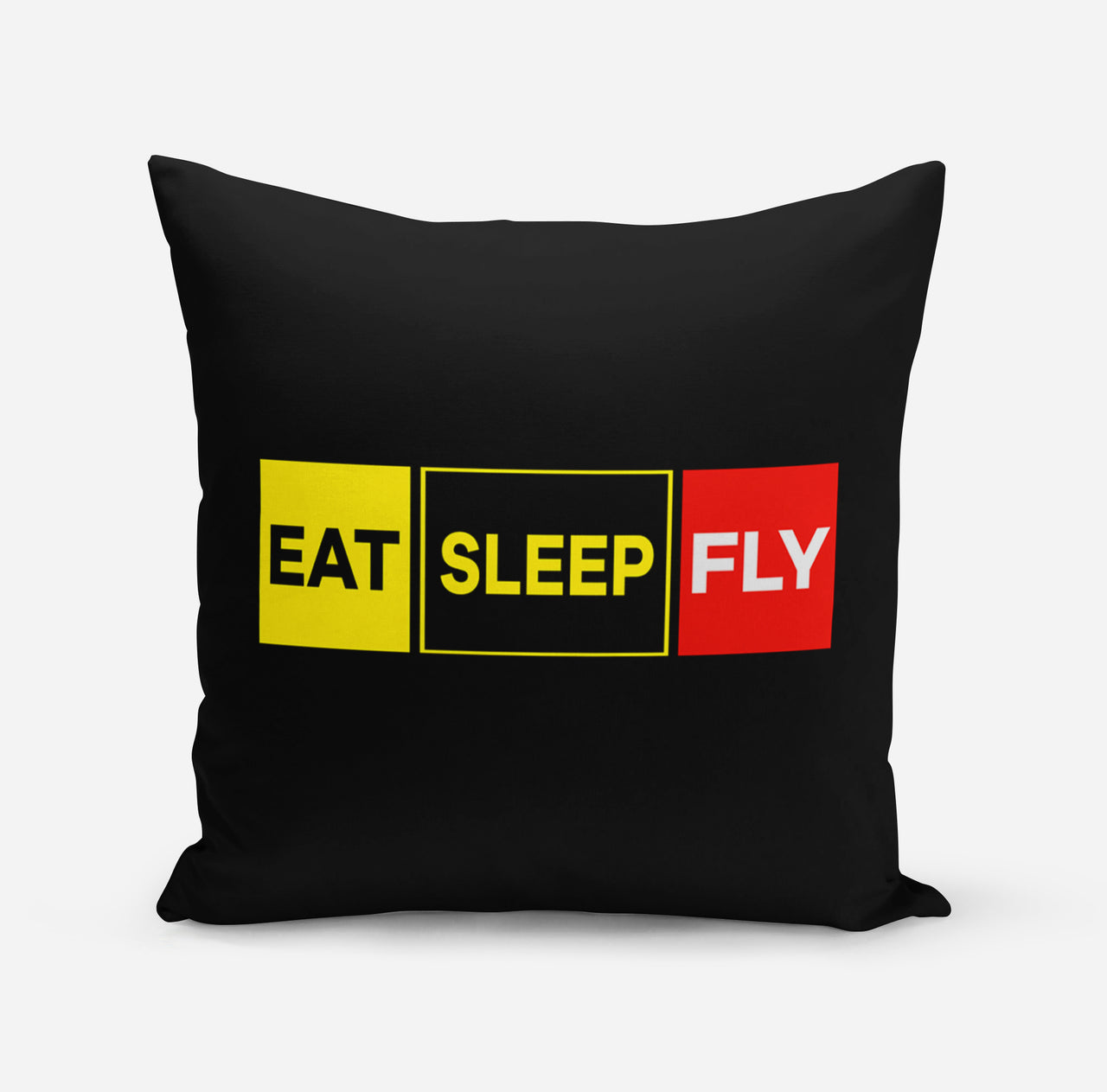 Eat Sleep Fly (Colourful) Designed Pillows