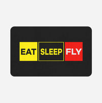 Thumbnail for Eat Sleep Fly (Colourful) Designed Bath Mats