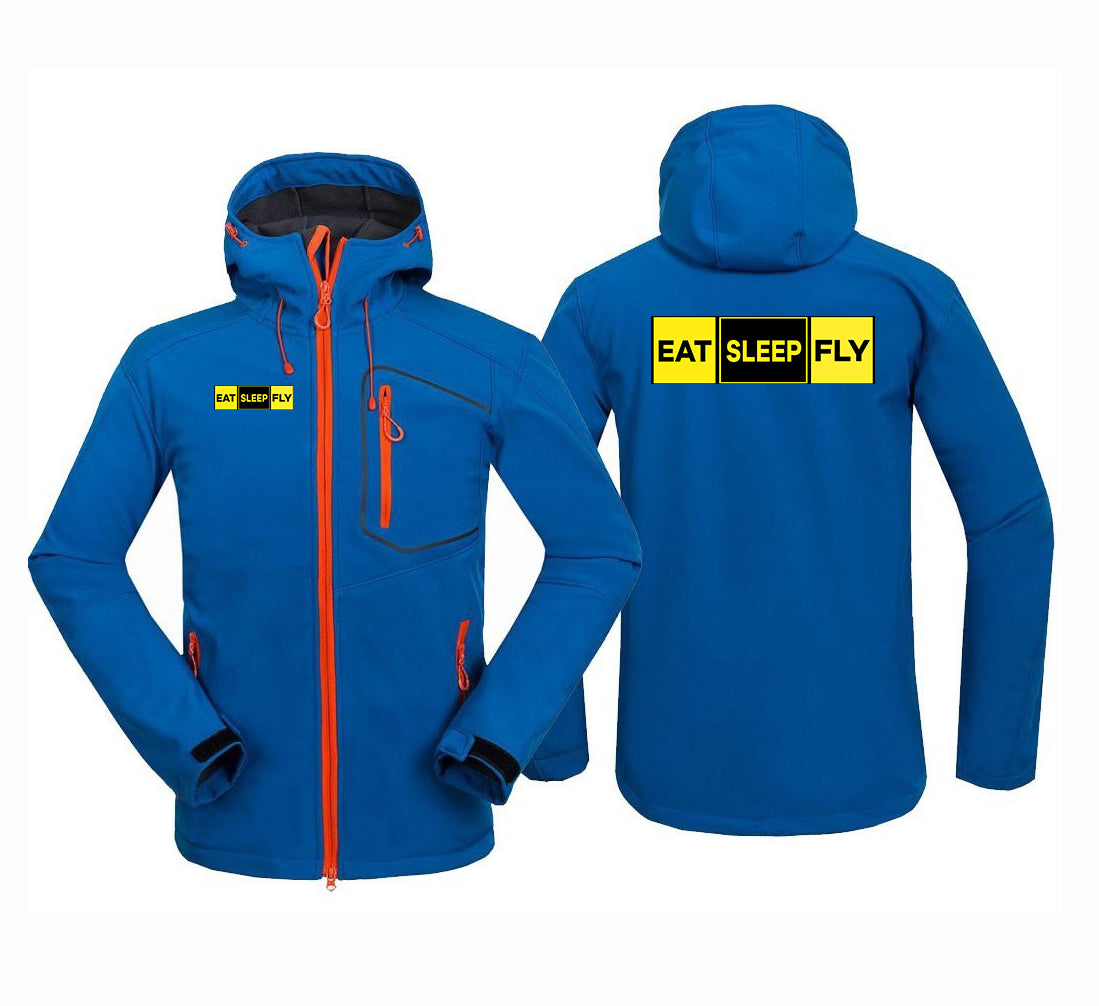Eat Sleep Fly (Colourful) Polar Style Jackets