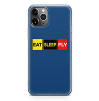 Thumbnail for Eat Sleep Fly (Colourful) Designed iPhone Cases