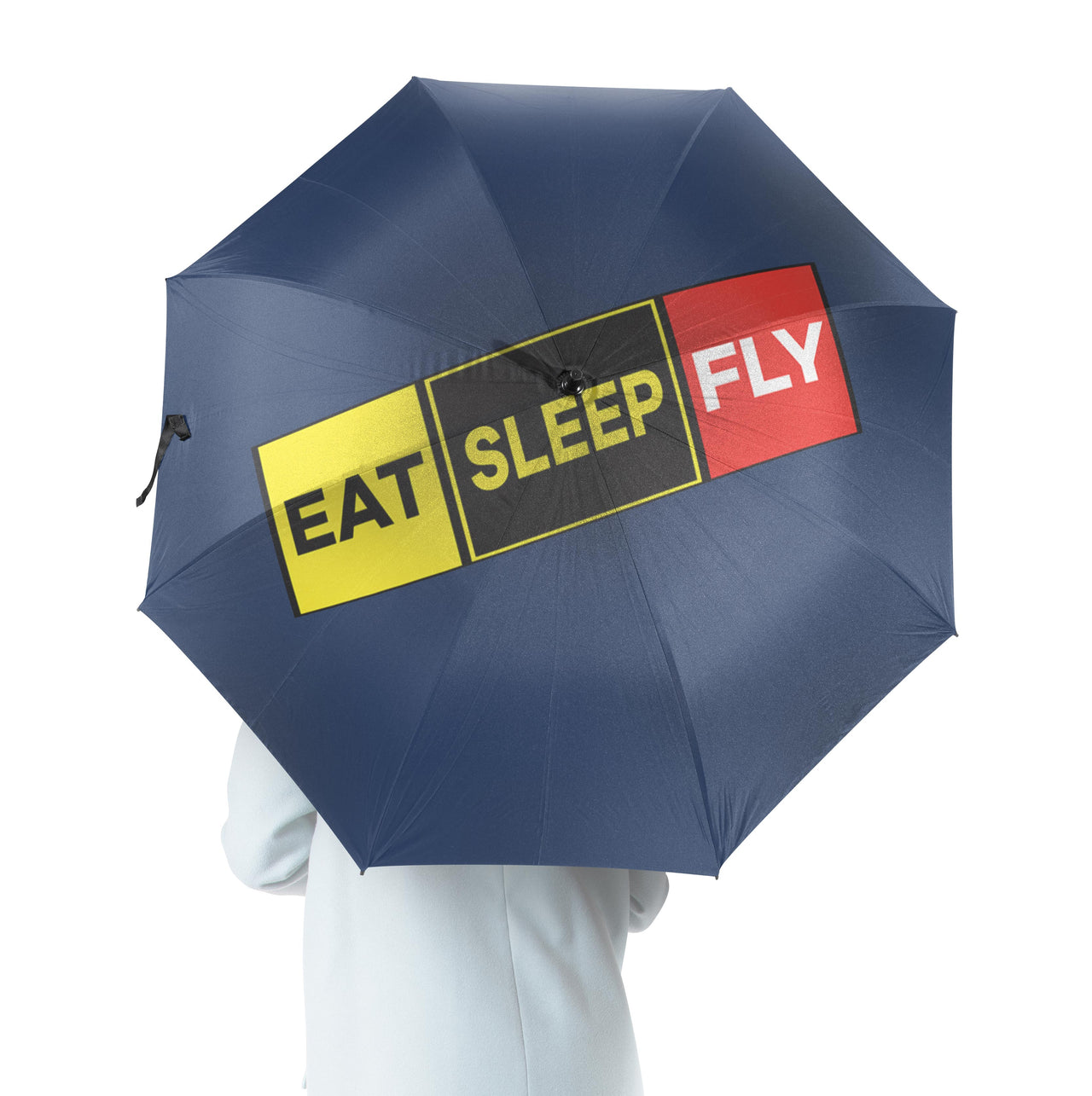 Eat Sleep Fly (Colourful) Designed Umbrella