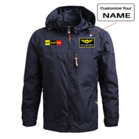 Thumbnail for Eat Sleep Fly (Colourful) Designed Thin Stylish Jackets