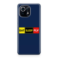 Thumbnail for Eat Sleep Fly (Colourful) Designed Xiaomi Cases