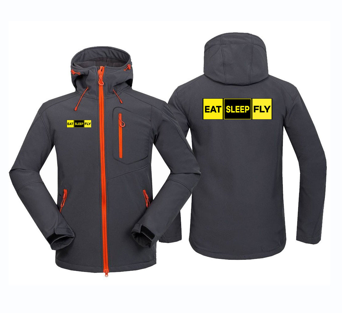 Eat Sleep Fly (Colourful) Polar Style Jackets