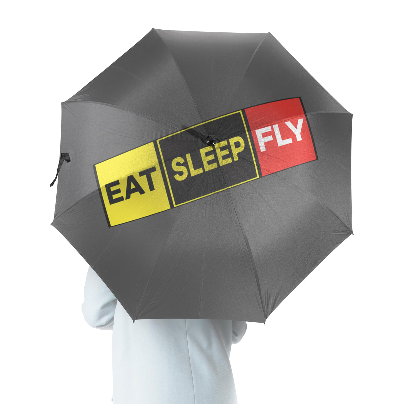 Eat Sleep Fly (Colourful) Designed Umbrella