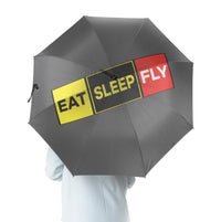 Thumbnail for Eat Sleep Fly (Colourful) Designed Umbrella