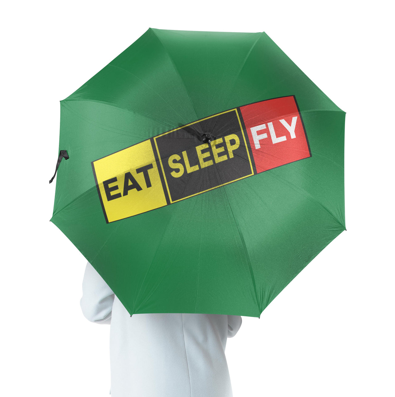 Eat Sleep Fly (Colourful) Designed Umbrella