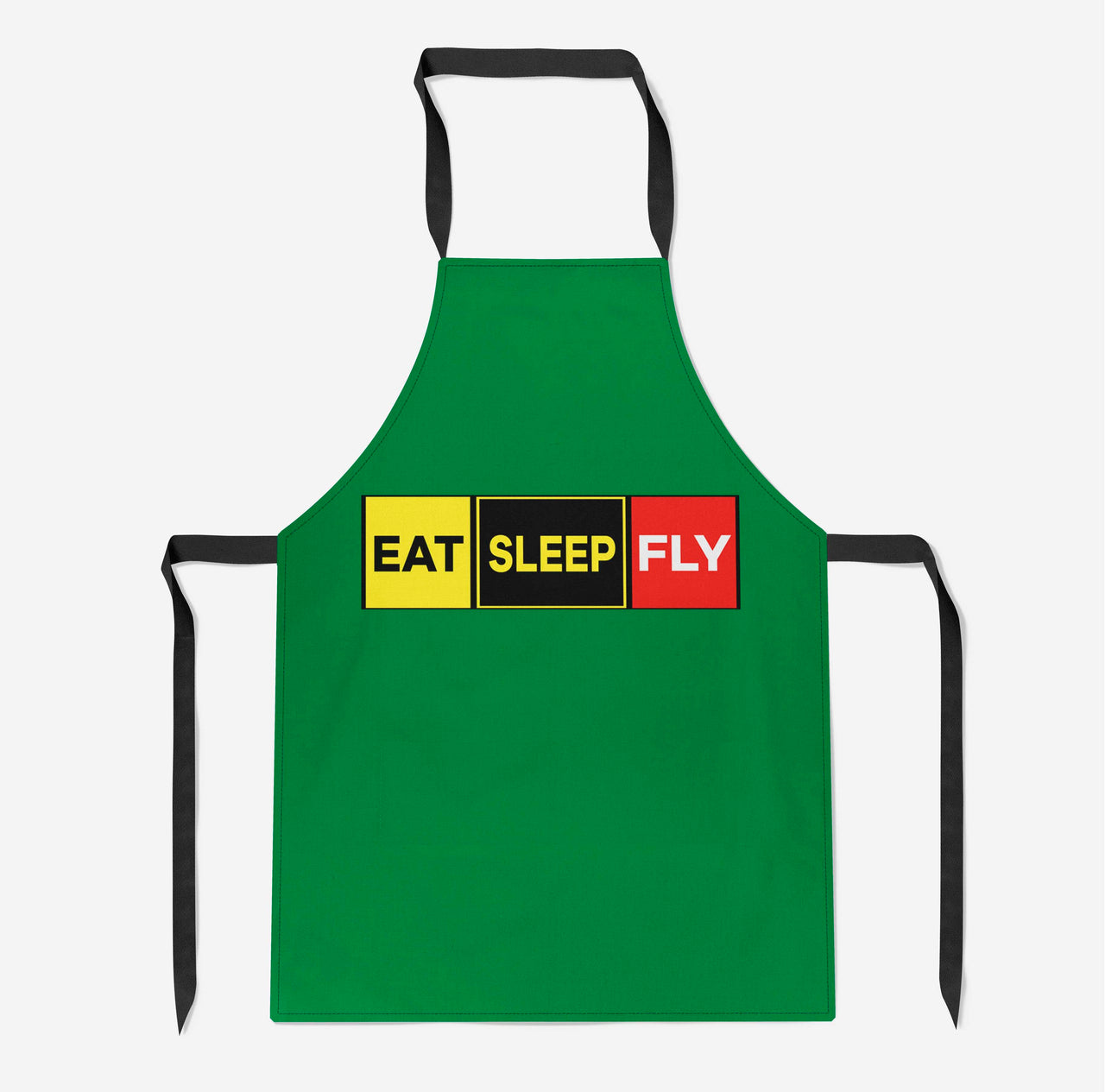 Eat Sleep Fly (Colourful) Designed Kitchen Aprons