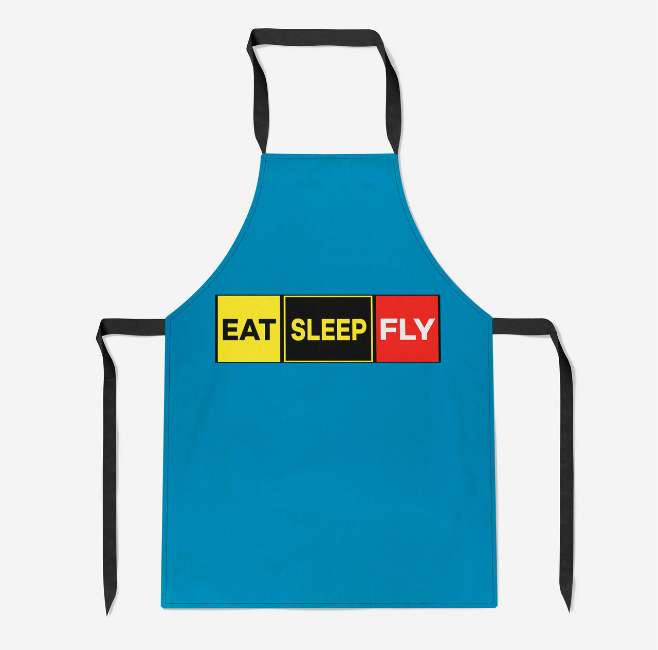 Eat Sleep Fly (Colourful) Designed Kitchen Aprons