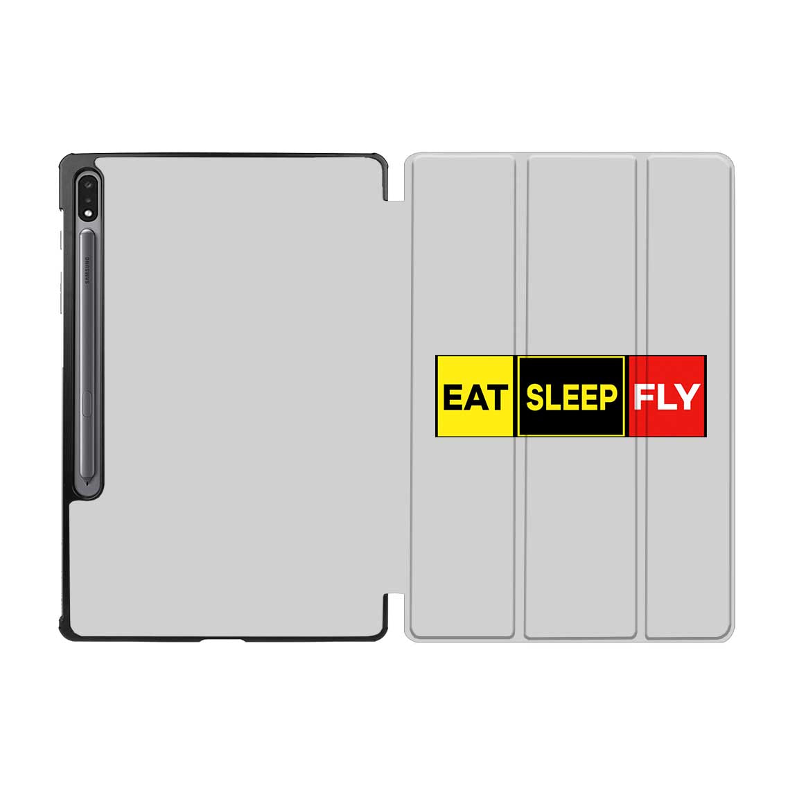 Eat Sleep Fly (Colourful) Designed Samsung Tablet Cases